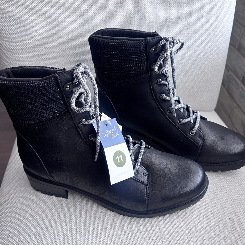 Women’s Black Lace Up Boots